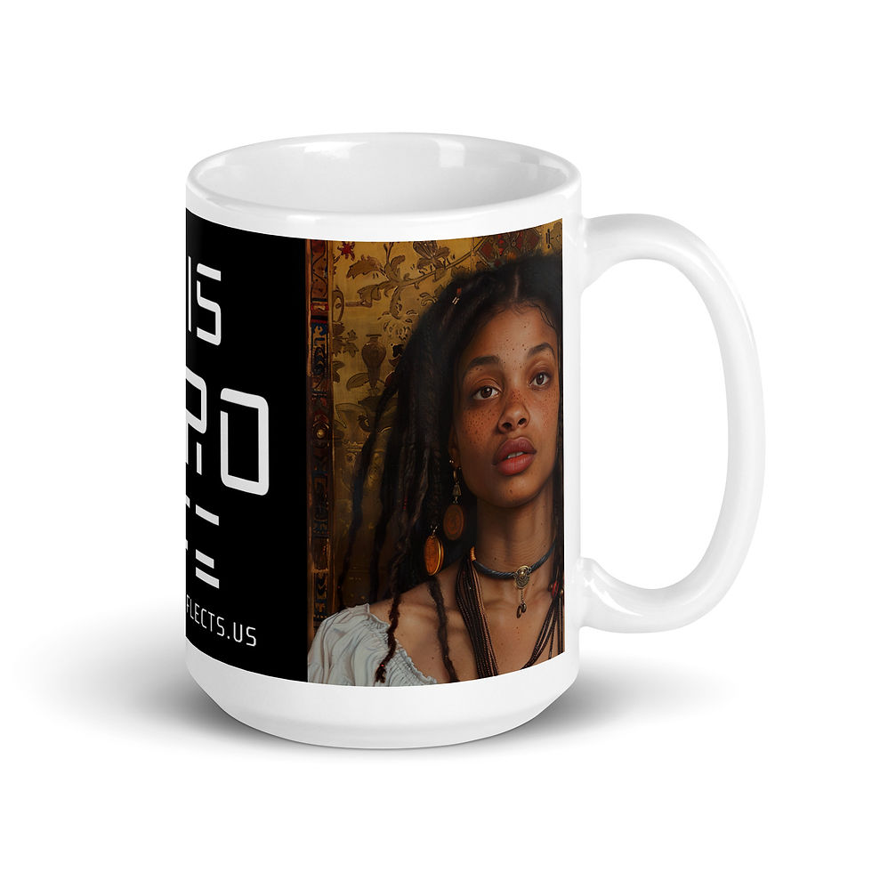 Thumbnail: 3 Renaissance Art Dreadlocks Woman Mug