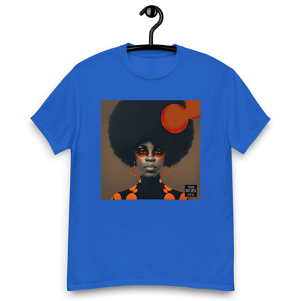 Thumbnail: 1 Bauhaus Afro Woman Unisex Classic T-Shirt