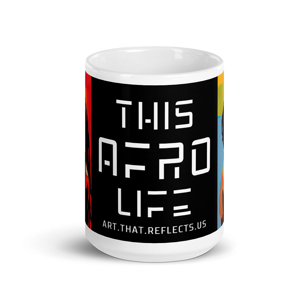 Thumbnail: 2 Pop Art Dreadlocks Couple Mug