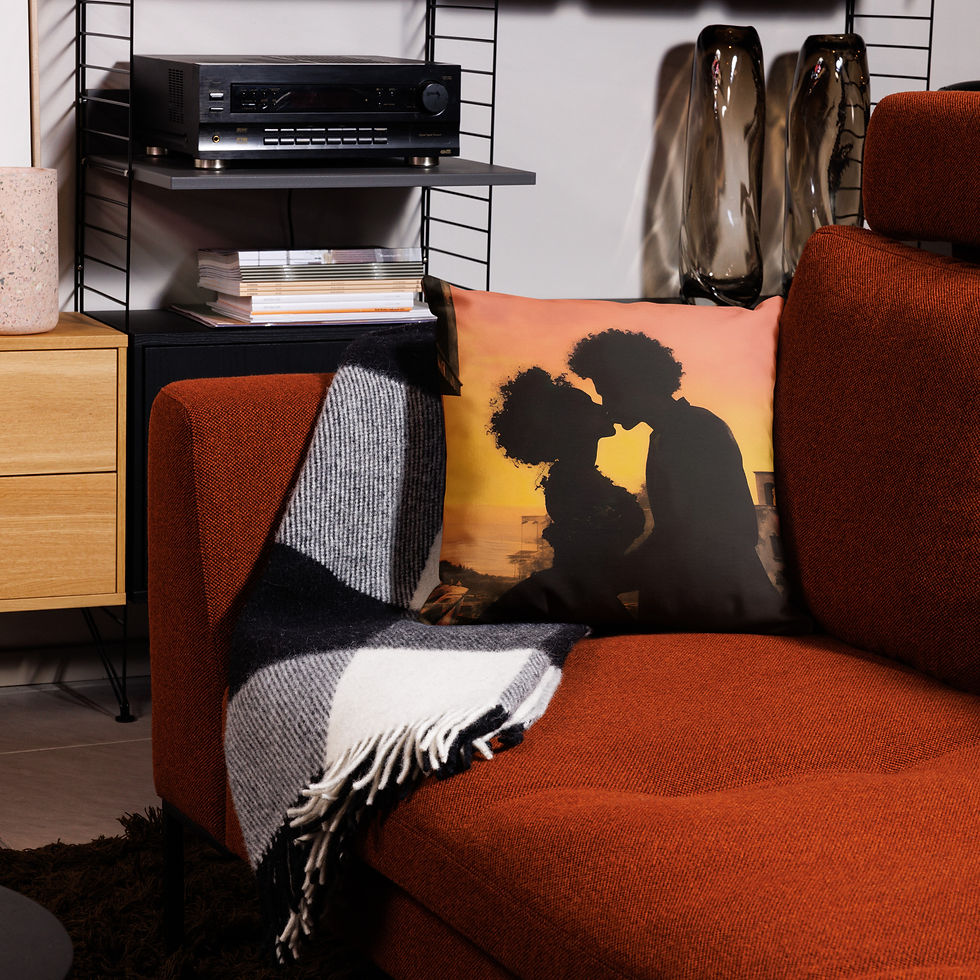 Thumbnail: Influence Collection 1 – Afro Couple Premium Cushion 3