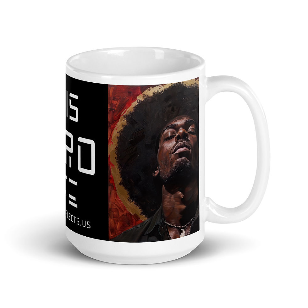 Thumbnail: 1 Realist Art Afro Man Mug