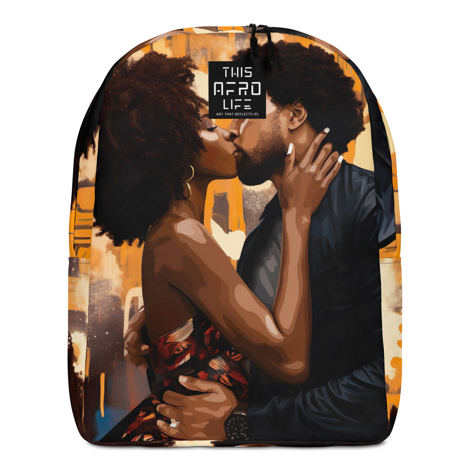 3a Expressionism Afro Couple Backpack