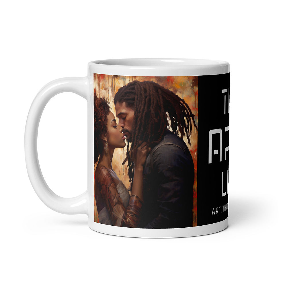 Thumbnail: 3 Impressionism Dreadlocks & Afro Couple Mug