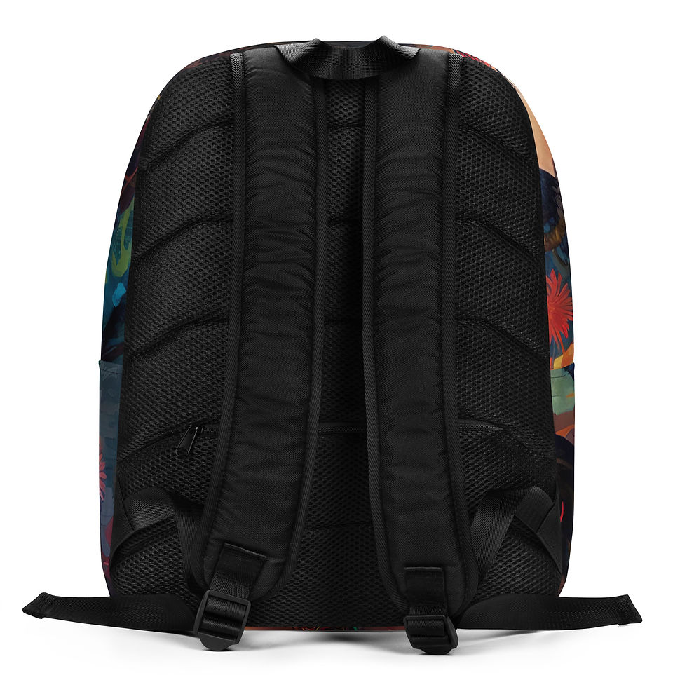 Thumbnail: 2 Surrealism Art Dreadlocks Woman Backpack
