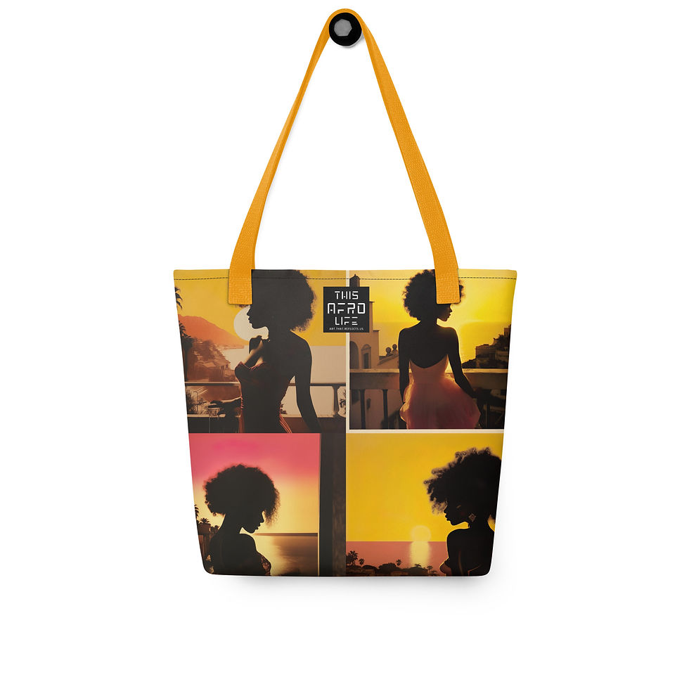 Thumbnail: Influence Collection 1 - All 4 Afro Women Tote Bag 1