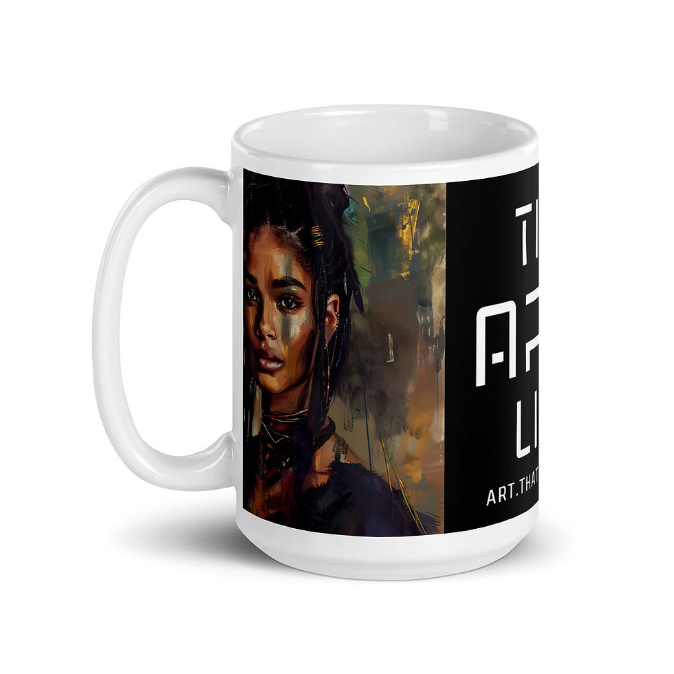 Thumbnail: 1 Romanticism Art Dreadlocks Woman Mug
