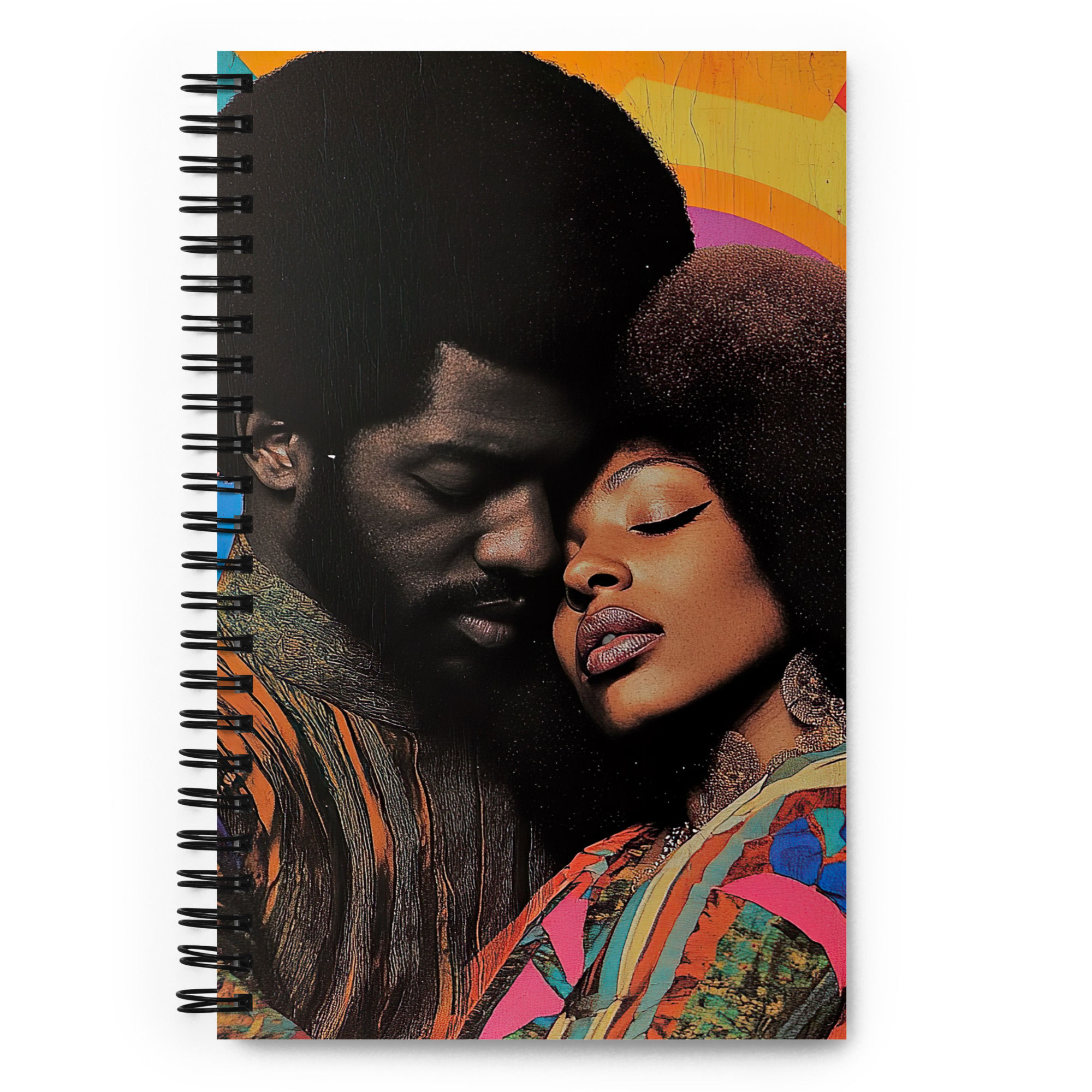 Influence Collection 3 – Afro Couple Spiral Notebook 2