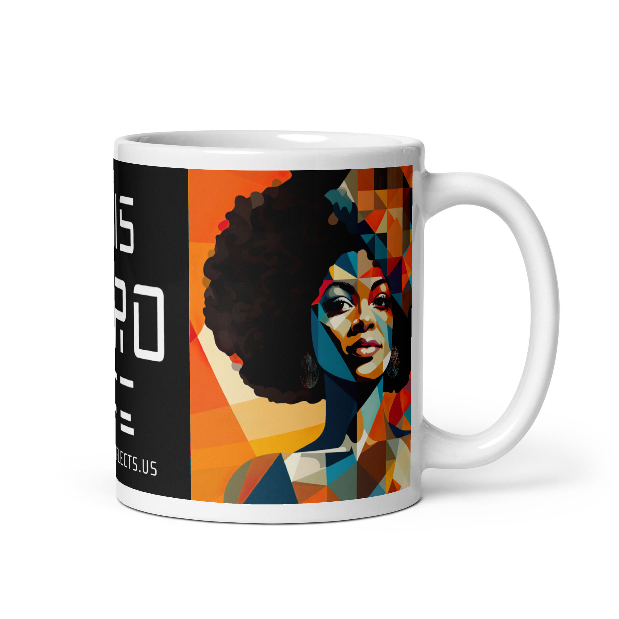 1 Bauhaus Geo Afro Woman Mug