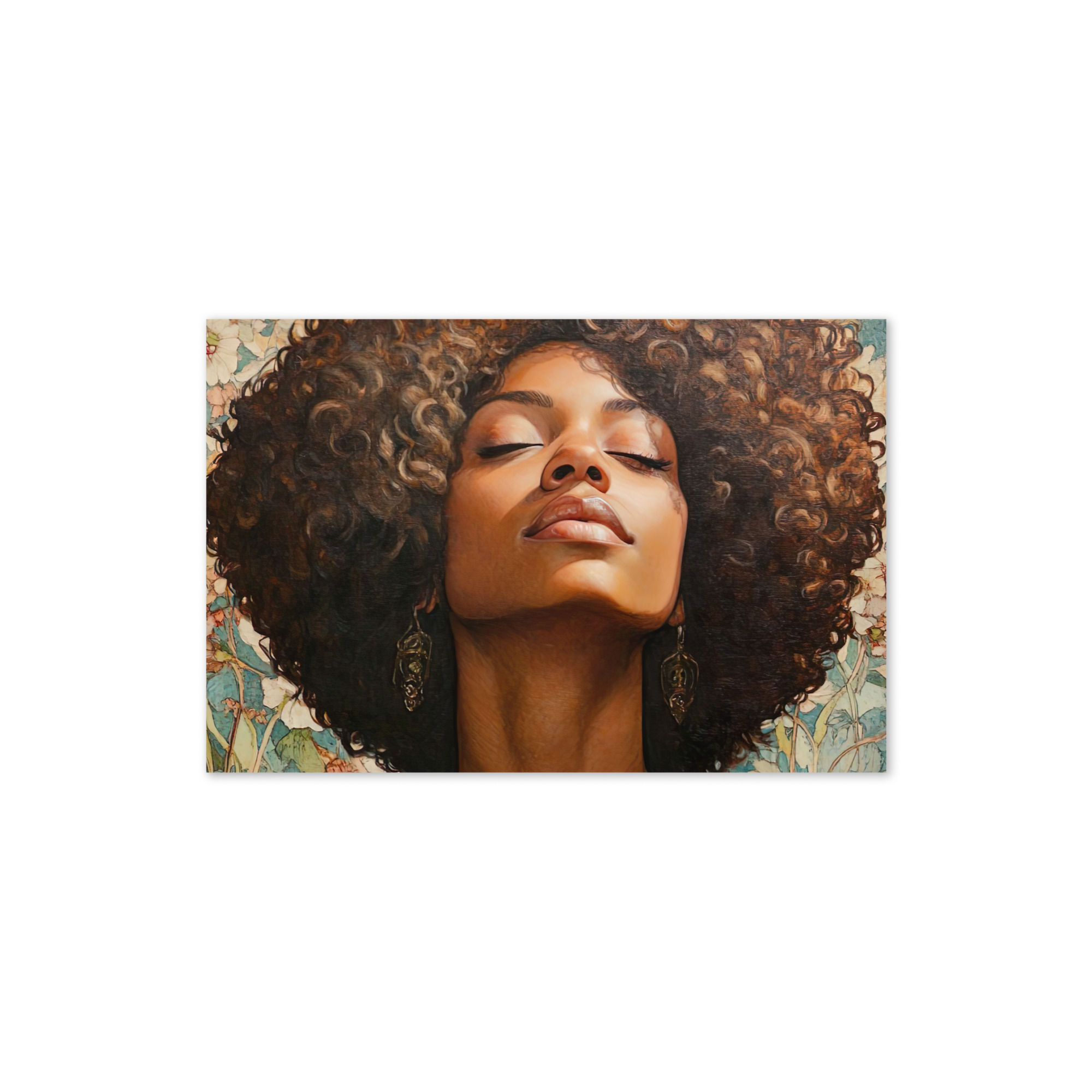 Influence Collection 5 – Afro Woman Greeting Card 4