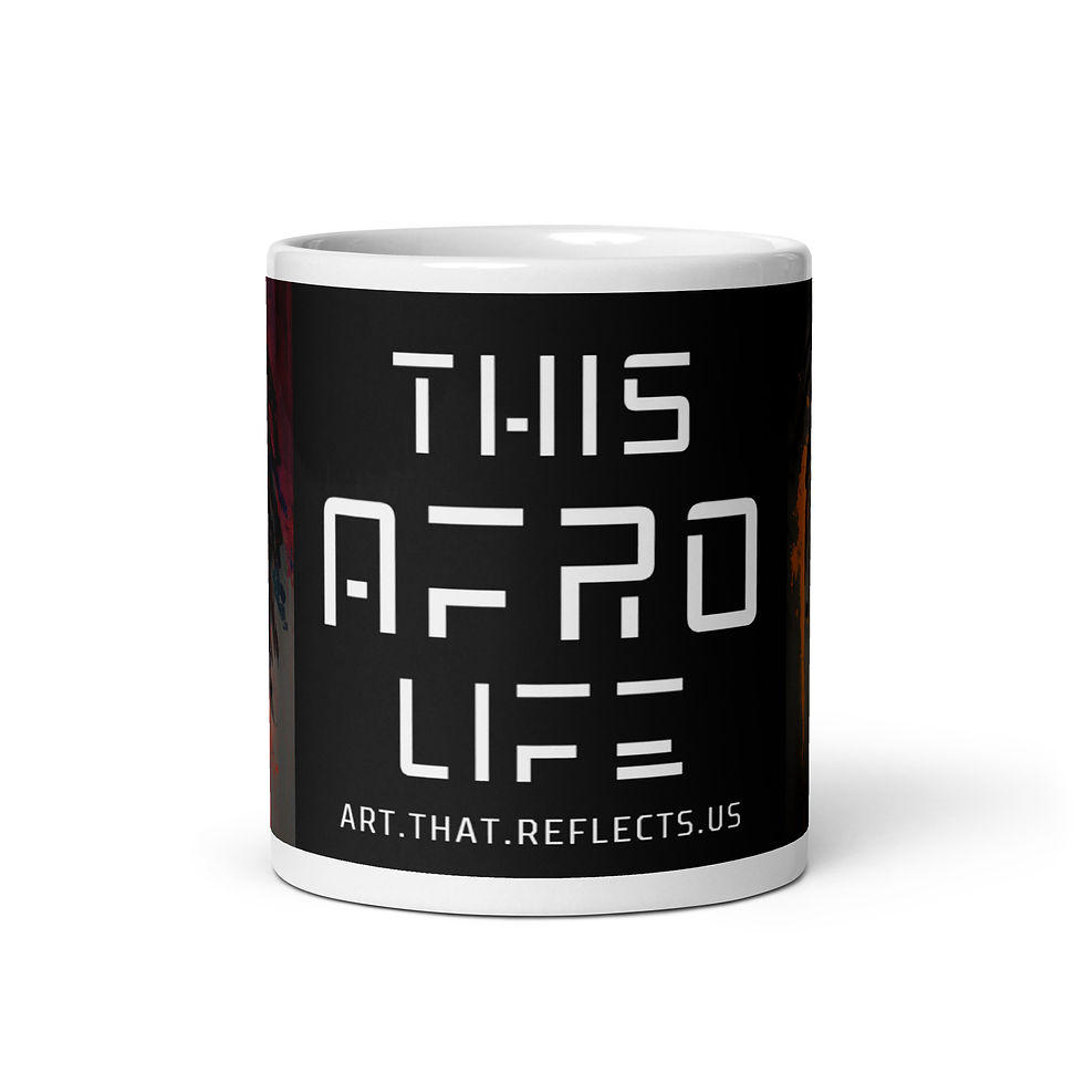 Thumbnail: 4 Abstract Dreadlocks Woman Mug