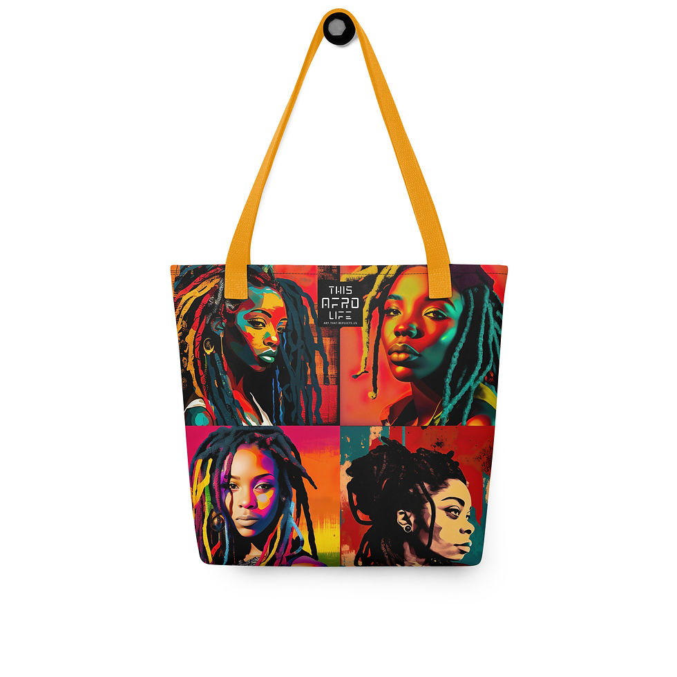 Thumbnail: All 4 Pop Art Dreadlocks Women Tote Bag