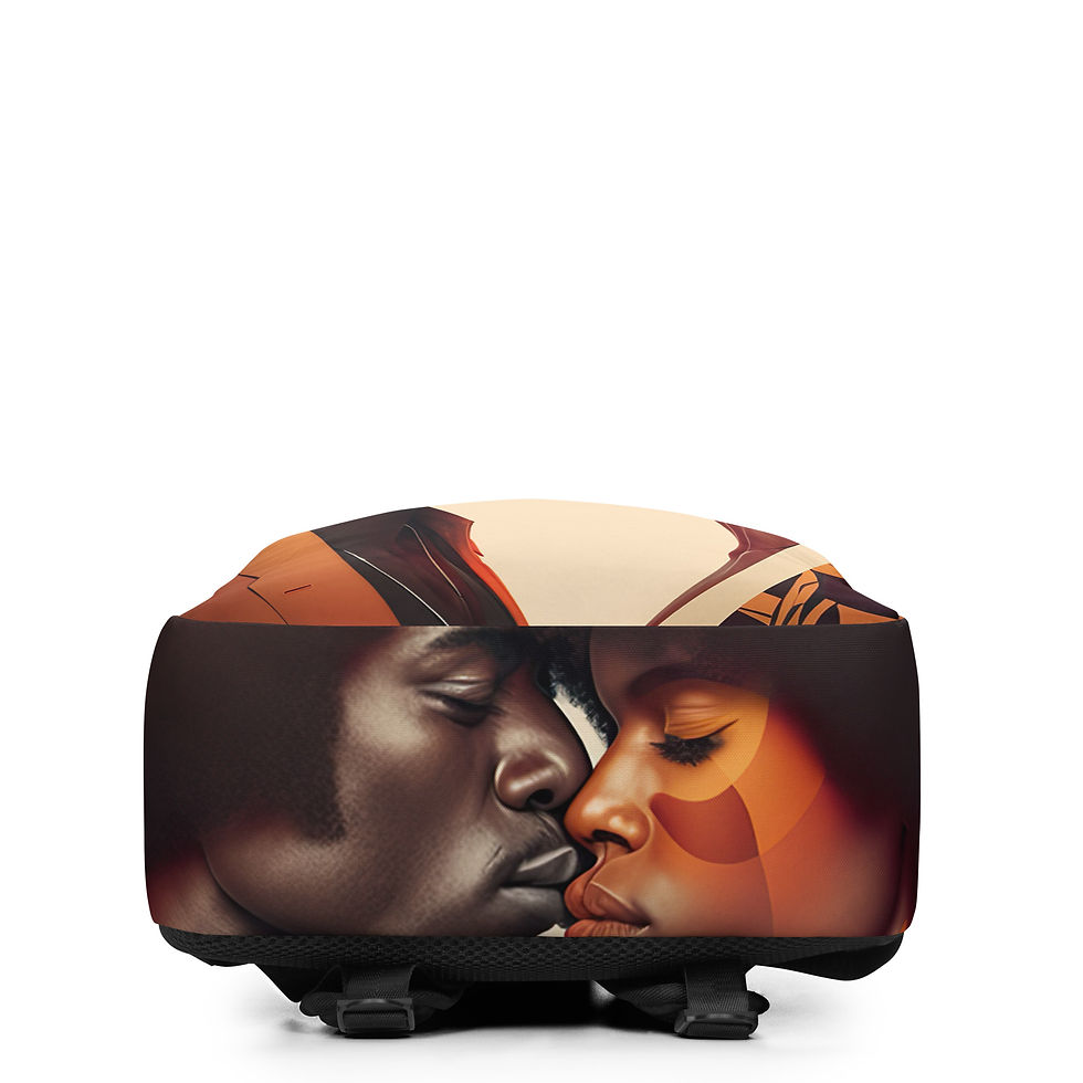 Thumbnail: 3 Bauhaus Afro Couple Backpack