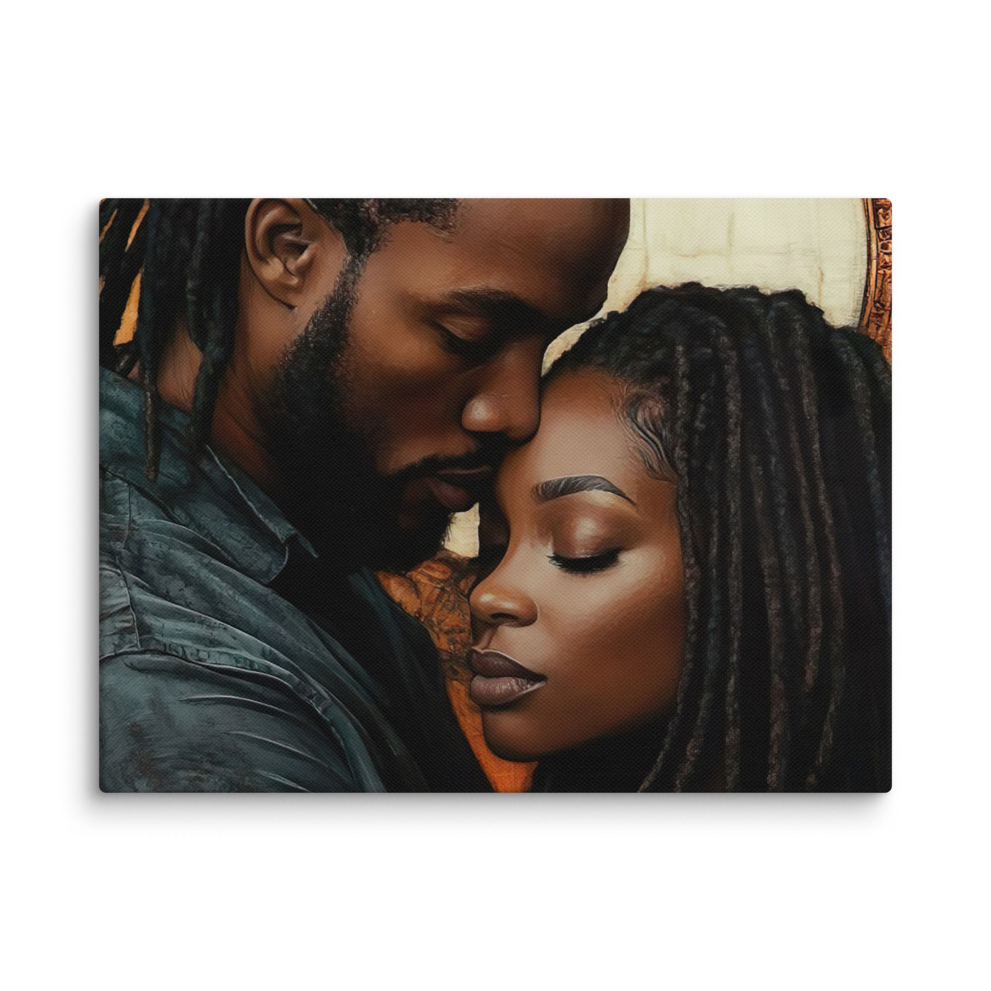 Influence Collection 5 – Dreadlocks Couple Canvas Art Print 3