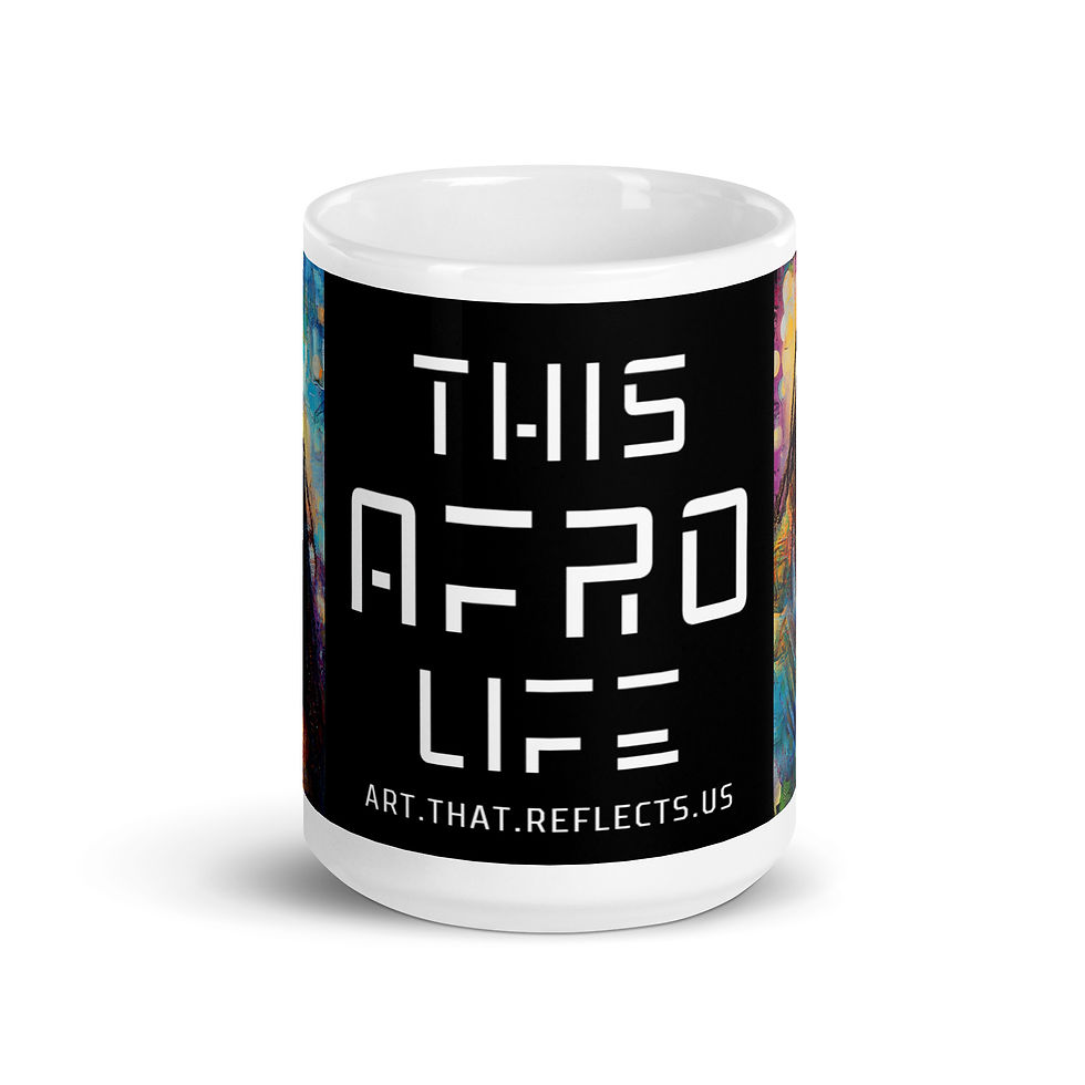 Thumbnail: 1 Surrealism Art Dreadlocks Couple Mug