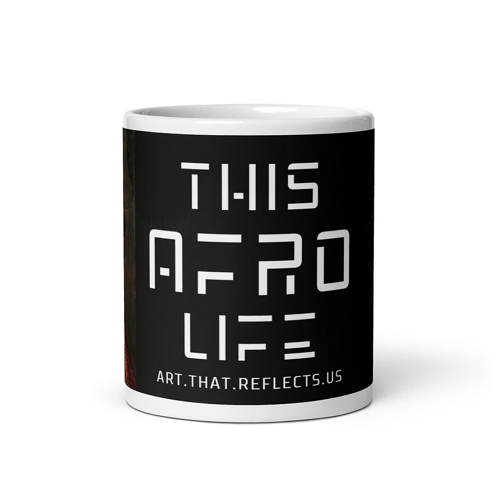 Thumbnail: 1 Renaissance Art Afro Man Mug