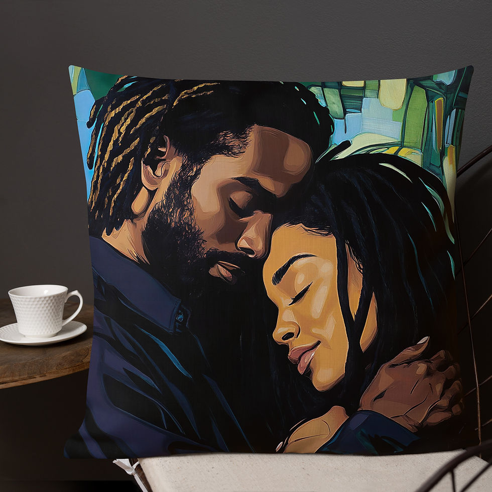 Thumbnail: Influence Collection 2 – Dreadlocks Couple Premium Cushion 2