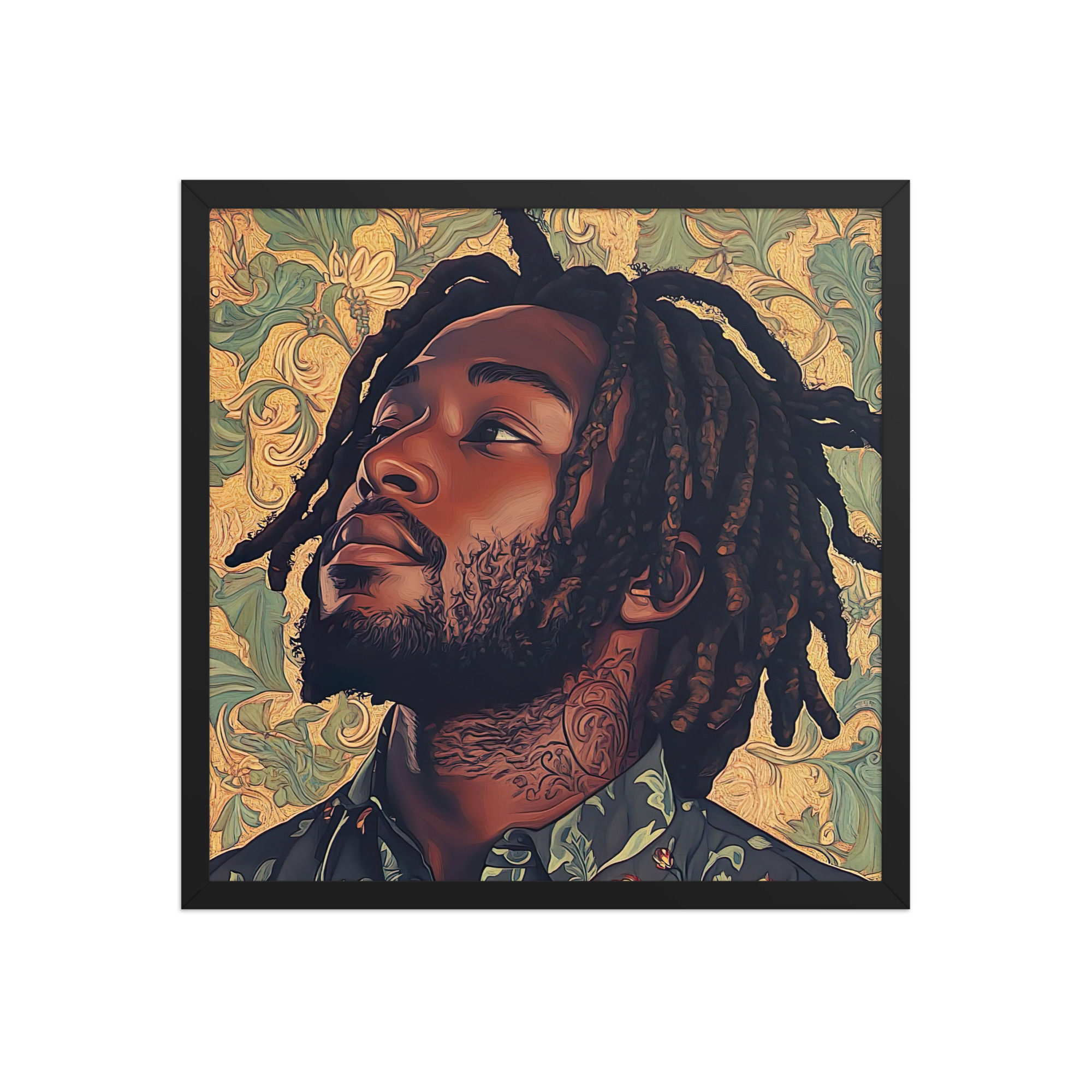 Influence Collection 5 – Dreadlocks Man Framed Art Print 1
