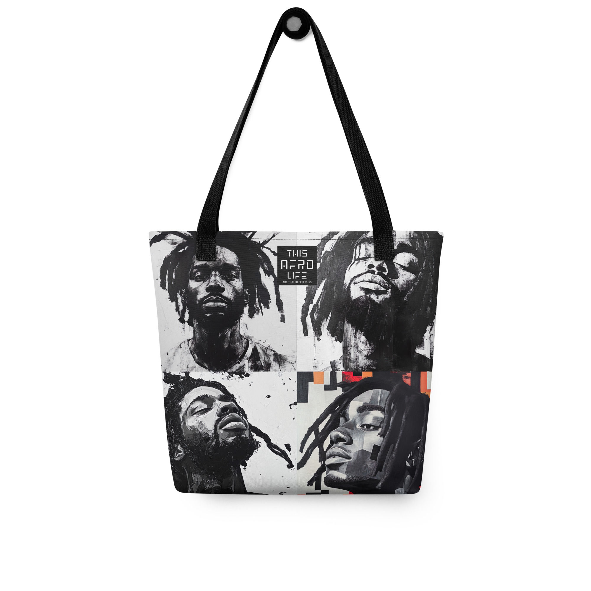 All 4 Modernism Art Dreadlocks Men Tote Bag