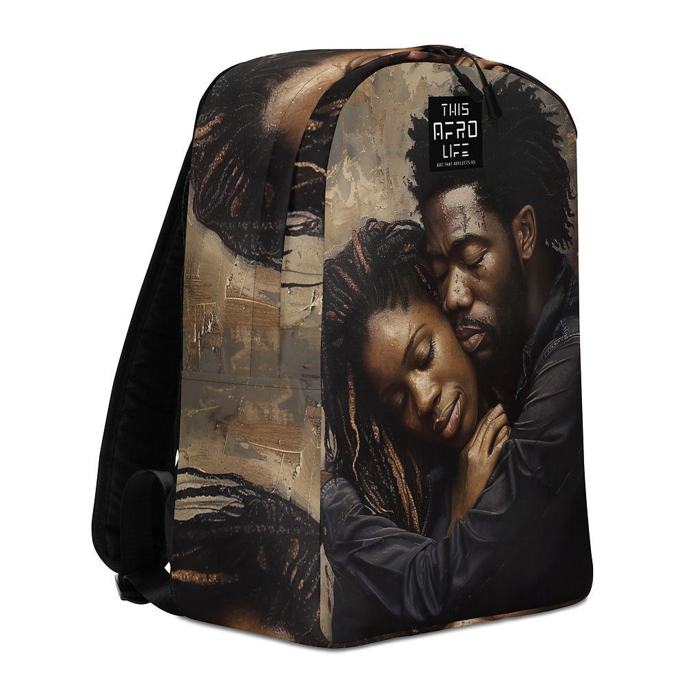 Thumbnail: 3 Realist Art Dreadlocks Couples Backpack