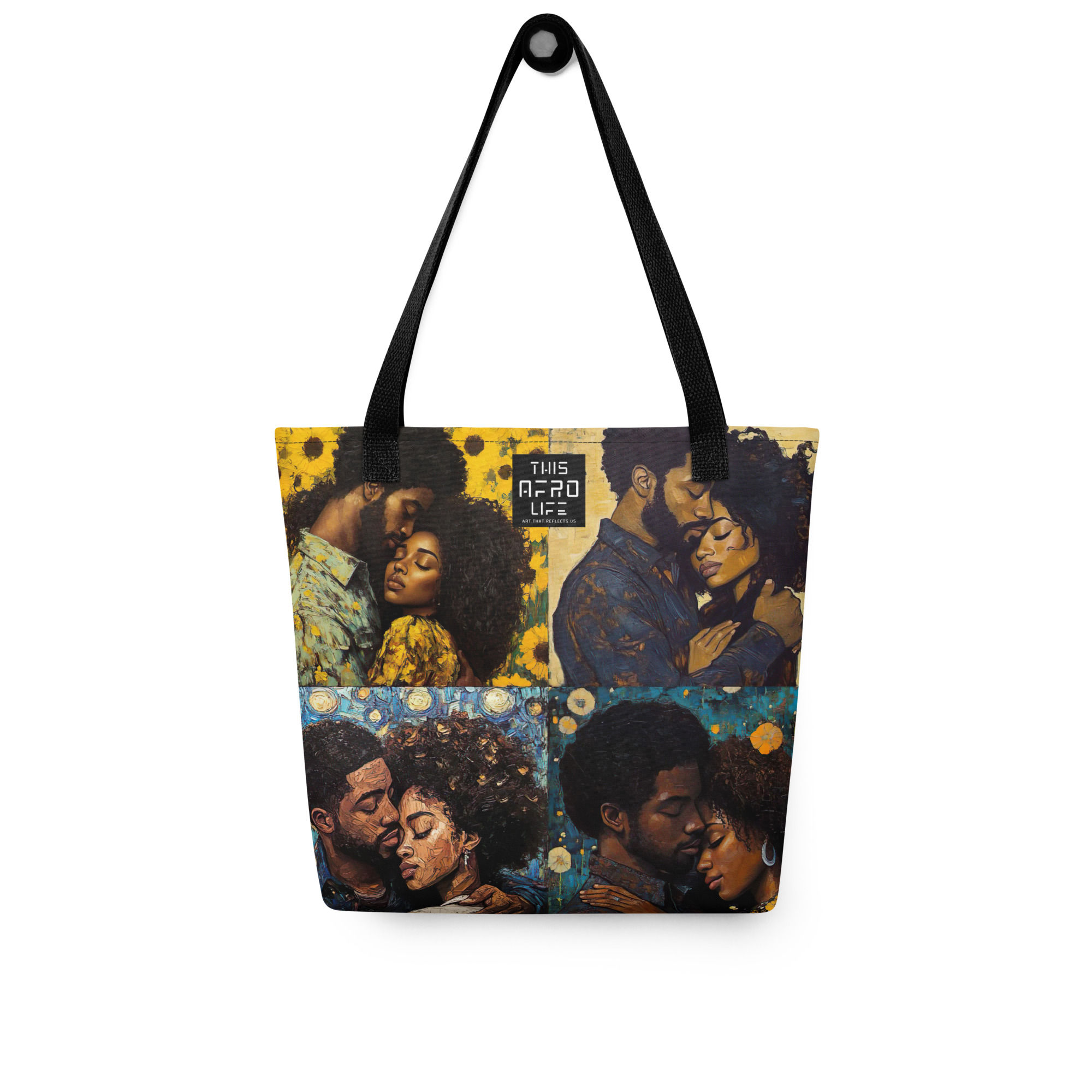 Influence Collection 4 - All 4 Afro Couples Tote Bag 1