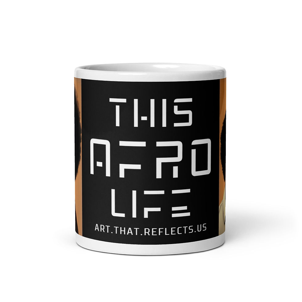 Thumbnail: 4 Bauhaus Afro Couple Mug