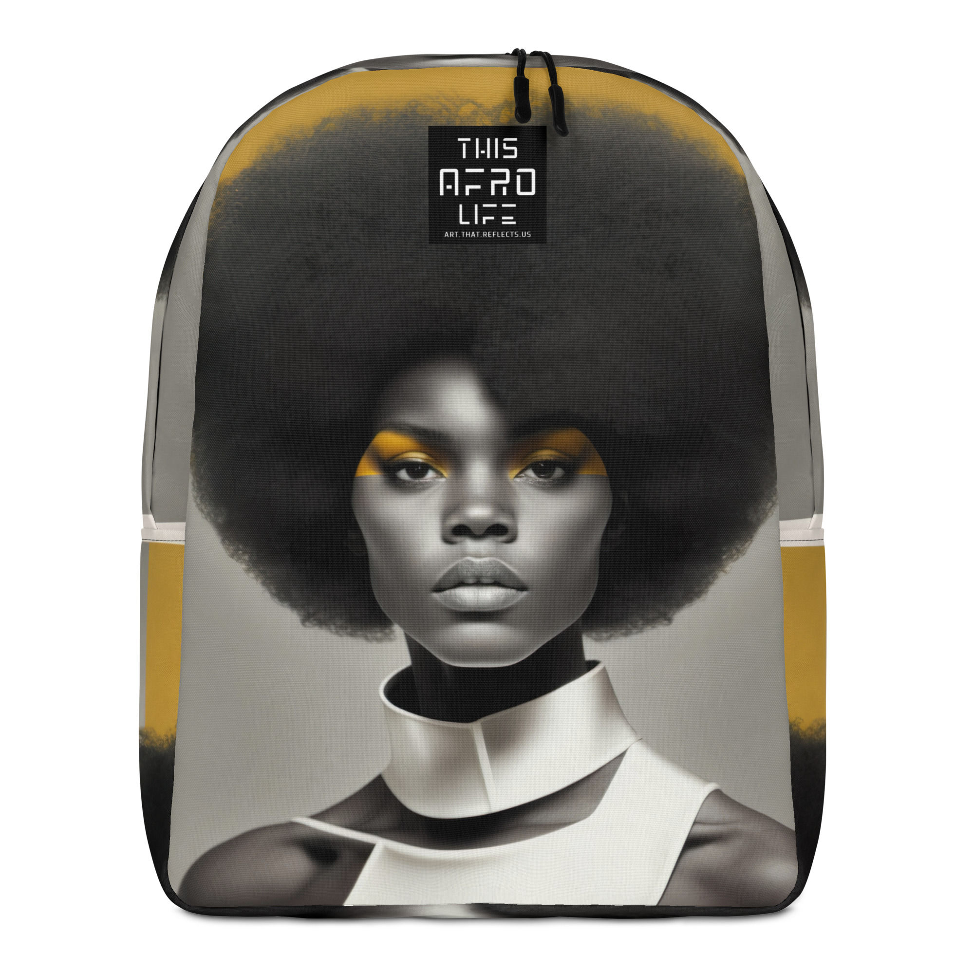 3 Bauhaus Afro Woman Backpack