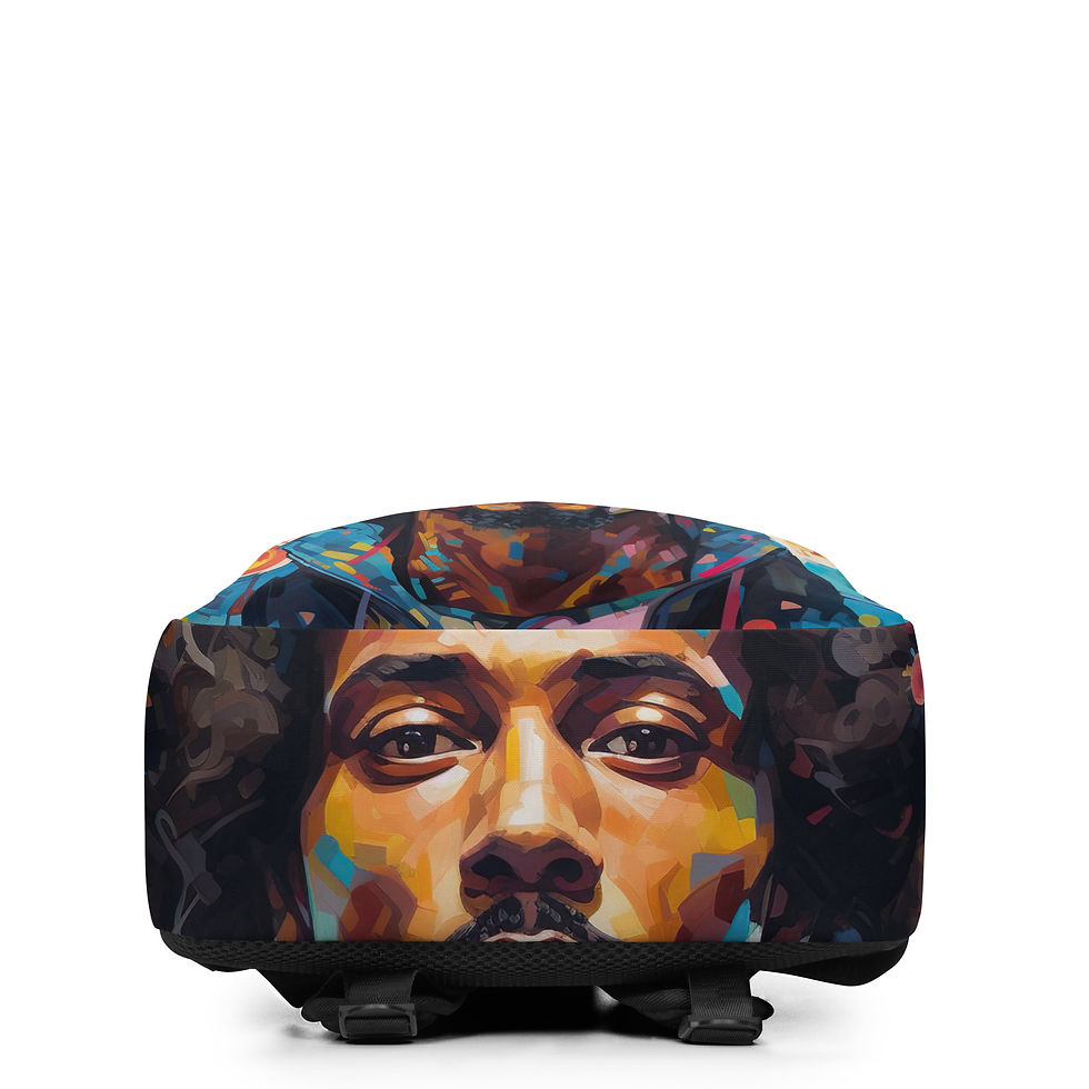 Thumbnail: 1a Post Expressionism Afro Man Backpack