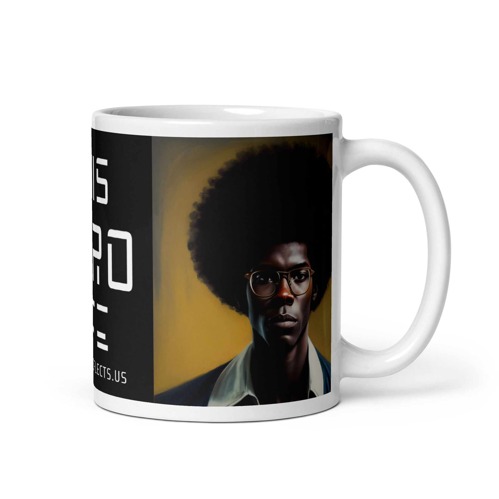 4 Bauhaus Afro Man Mug