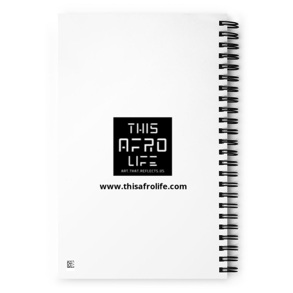 Thumbnail: 1 Post Expressionism Afro Man Spiral Notebook