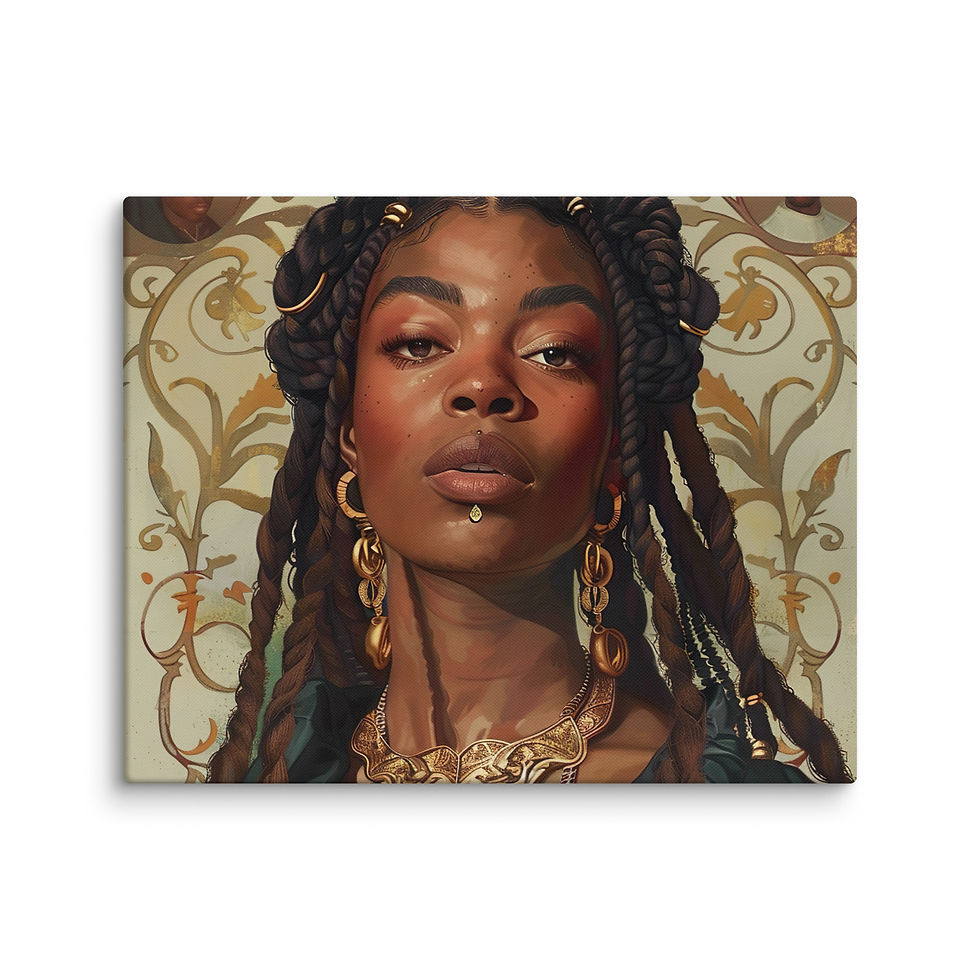 Thumbnail: 1 Renaissance Twists Woman Canvas Wall Art