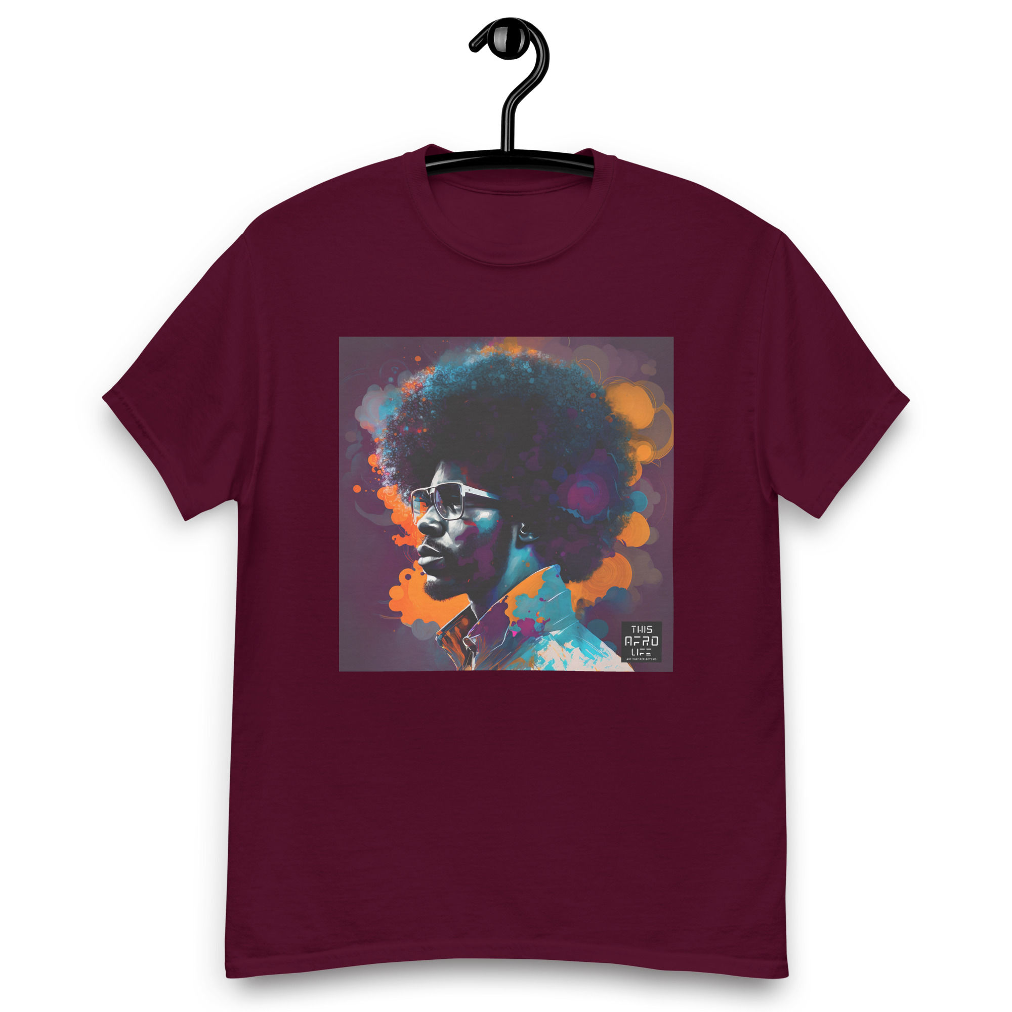 4 Abstract Afro Man Unisex Classic T-Shirt