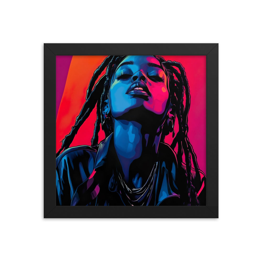 Influence Collection 2 – Dreadlocks Woman Framed Art Print 4