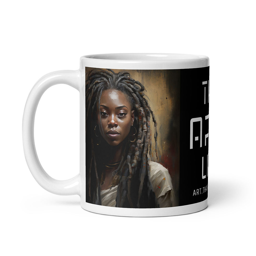 Thumbnail: 4 Expressionism Dreadlocks Woman Mug
