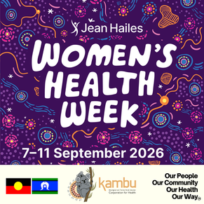 Women's Health Week, Monday 7- Friday 11 September 2026