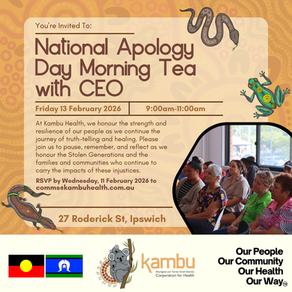 National Apology Day Morning Tea with CEO, Friday 13 February 2026