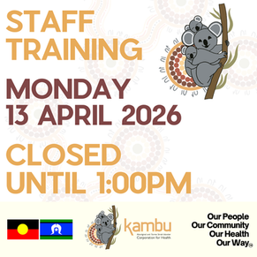 Staff Training, Monday 13 April 2026