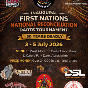 Inaugural First Nations National Reconciliation Darts Tournament
