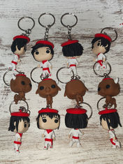 Funko de San Fermines de chico, de chica y toro.