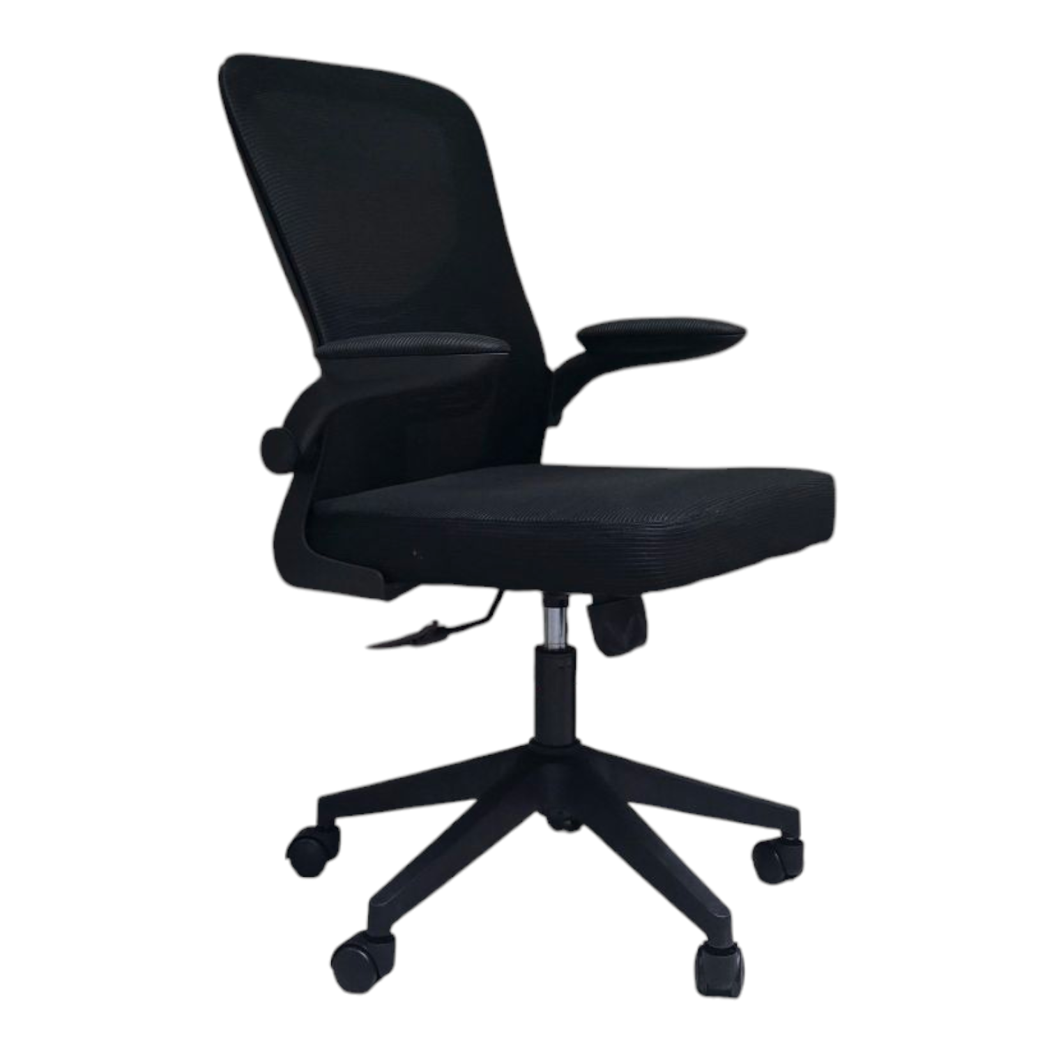 Silla para Oficina Gerencial con respaldo ergonómico , descansa brazos abatibles