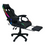 Miniatura: Silla Gamer Led RGB con masajeador, descansa pies, reclinable Negra