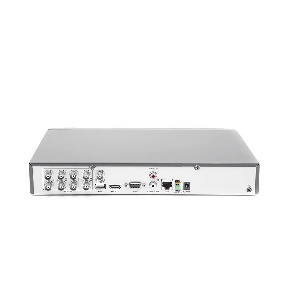 Miniatura: DVR 5 Mpx/ 8 Canales + 4 Canales IP/ 1 Disco Duro/ Audio por coaxitron