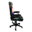 Miniatura: Silla Gamer Led RGB con masajeador, descansa pies, reclinable Blanco y Negro