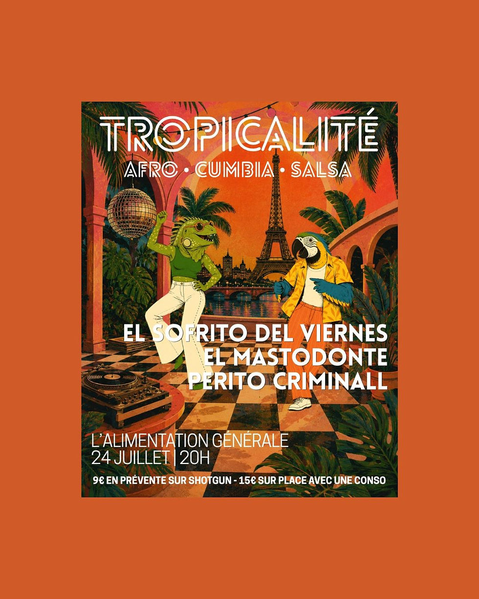 TROPICALITE (afro, cumbia, salsa)