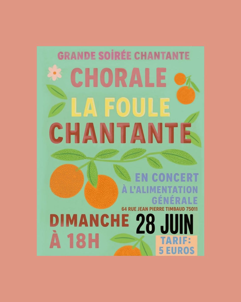 LA FOULE CHANTANTE (chorale)