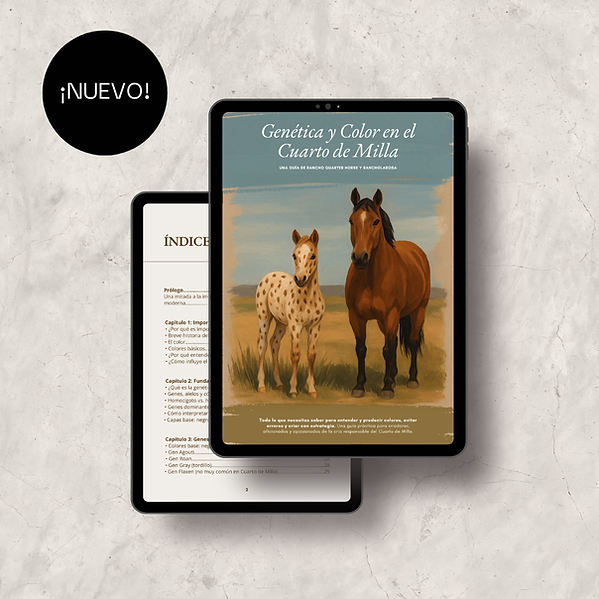 Genética y Color en el Cuarto de Milla