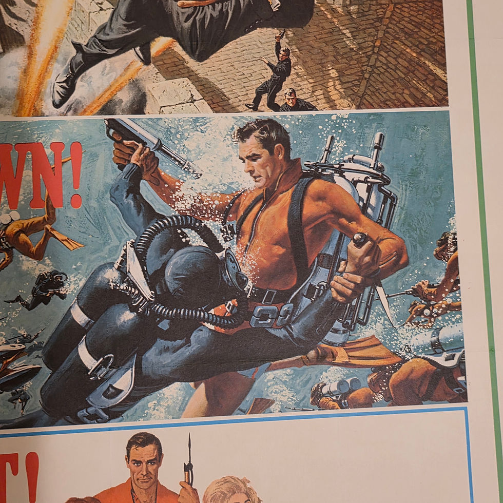 Thumbnail: Thunderball (1965) Original 1SH Movie Poster 27x41