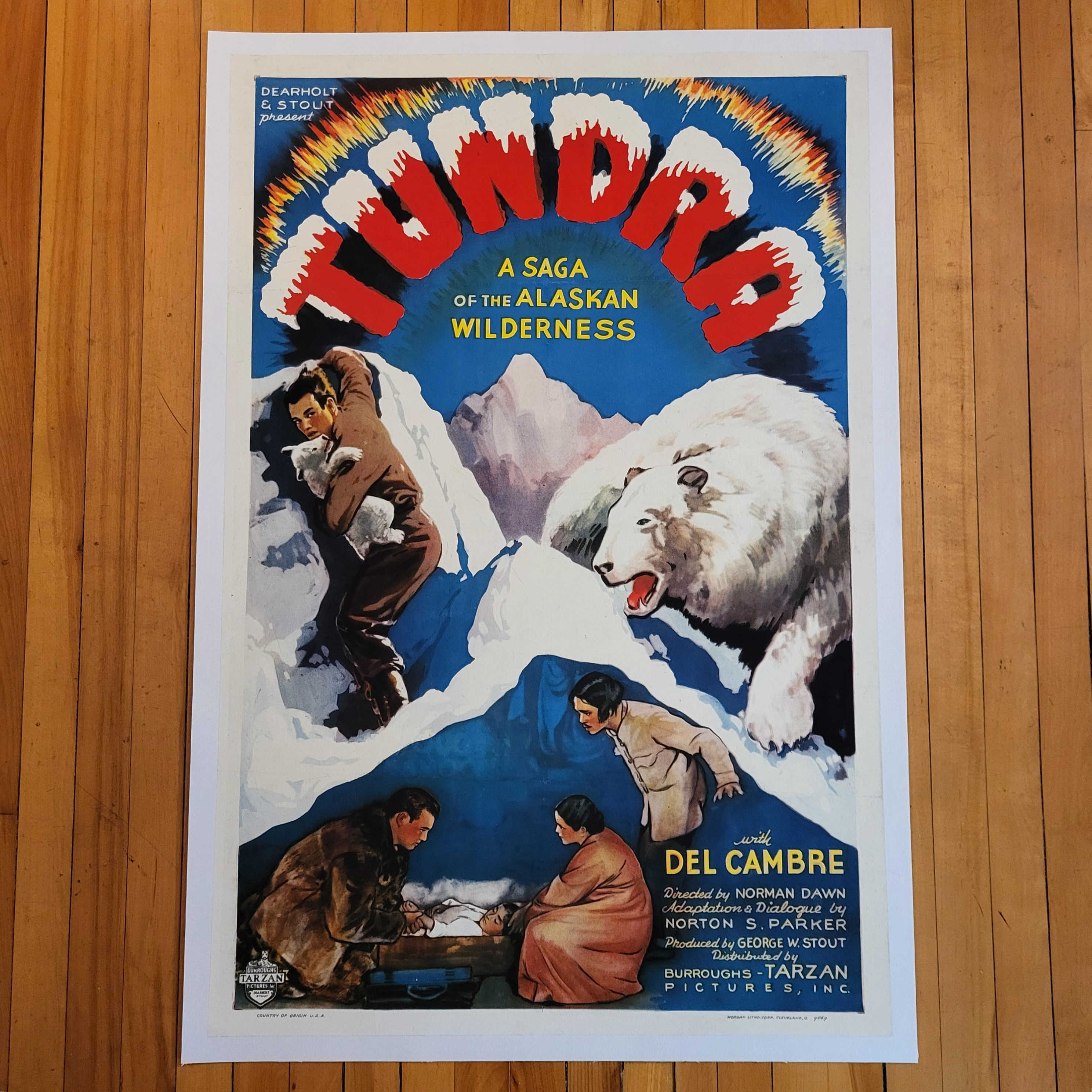 Tundra (1936) 1SH Movie Poster | Linen Backed