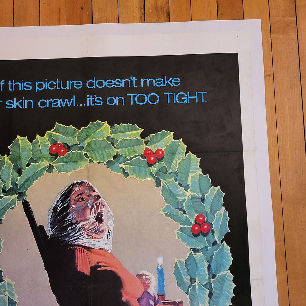 Thumbnail: Silent Nigh Evil Night (1975) 1SH Movie Poster | Linen Backed