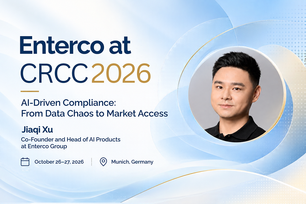 Enterco to Speak at CRCC 2026 in Munich, Sharing Insights on AI-Driven Cosmetics Compliance