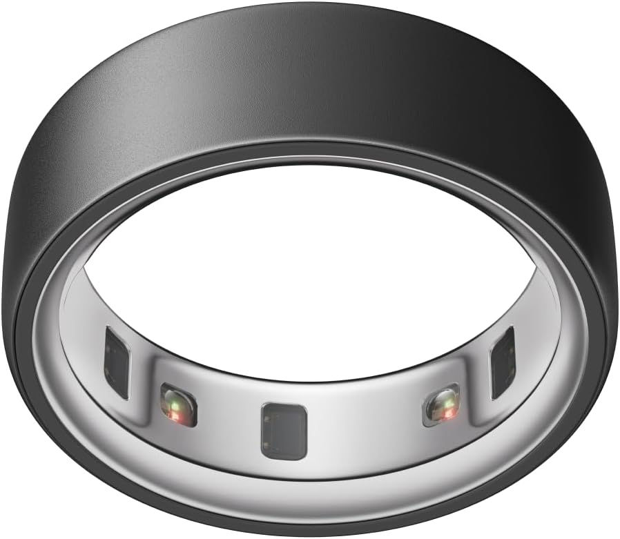 Oura Ring for tracking sleep.